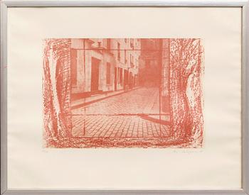 Ola Billgren, litografi signerad daterad och numrerad 81 26/100.