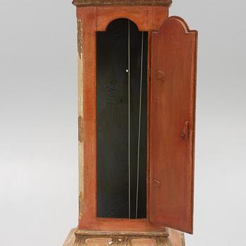 A 18th century longcase clock.