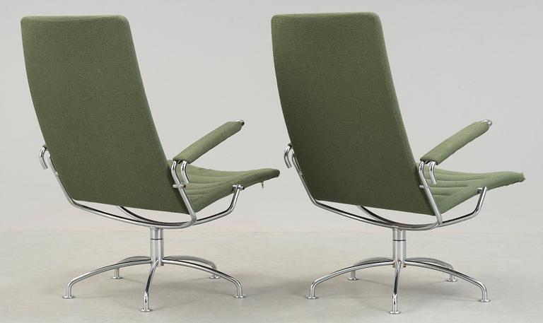 FÅTÖLJER,  ett par "SAS Chair Series", Jens Ammundsen för Fritz Hansen, Danmark 1978.