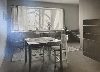 Osvald Almqvist, soffa, Svenska Möbelfabrikerna, Bodafors, för Stockholmsutställningen 1930.