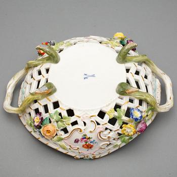 GALLERSKÅL, porslin, Meissen, 18/1900-tal.