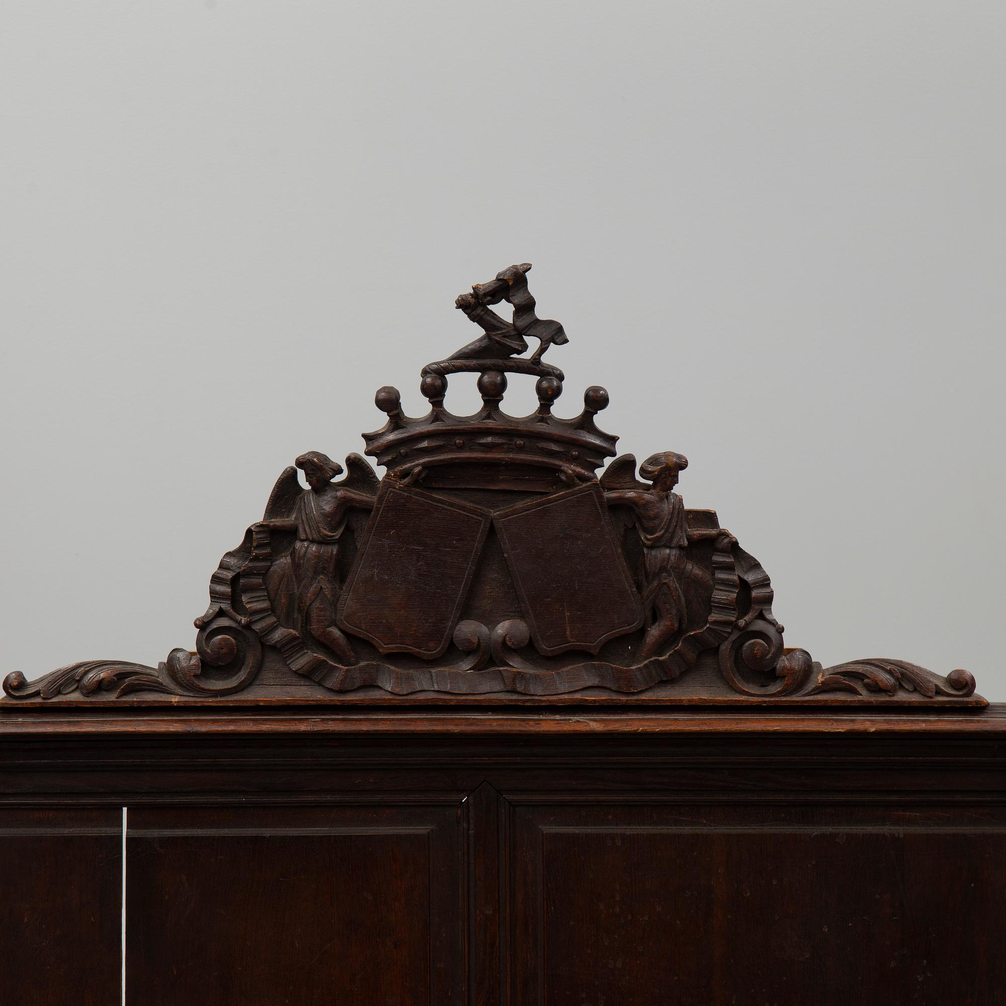 A first half of the 18th Century  Baroque bed.