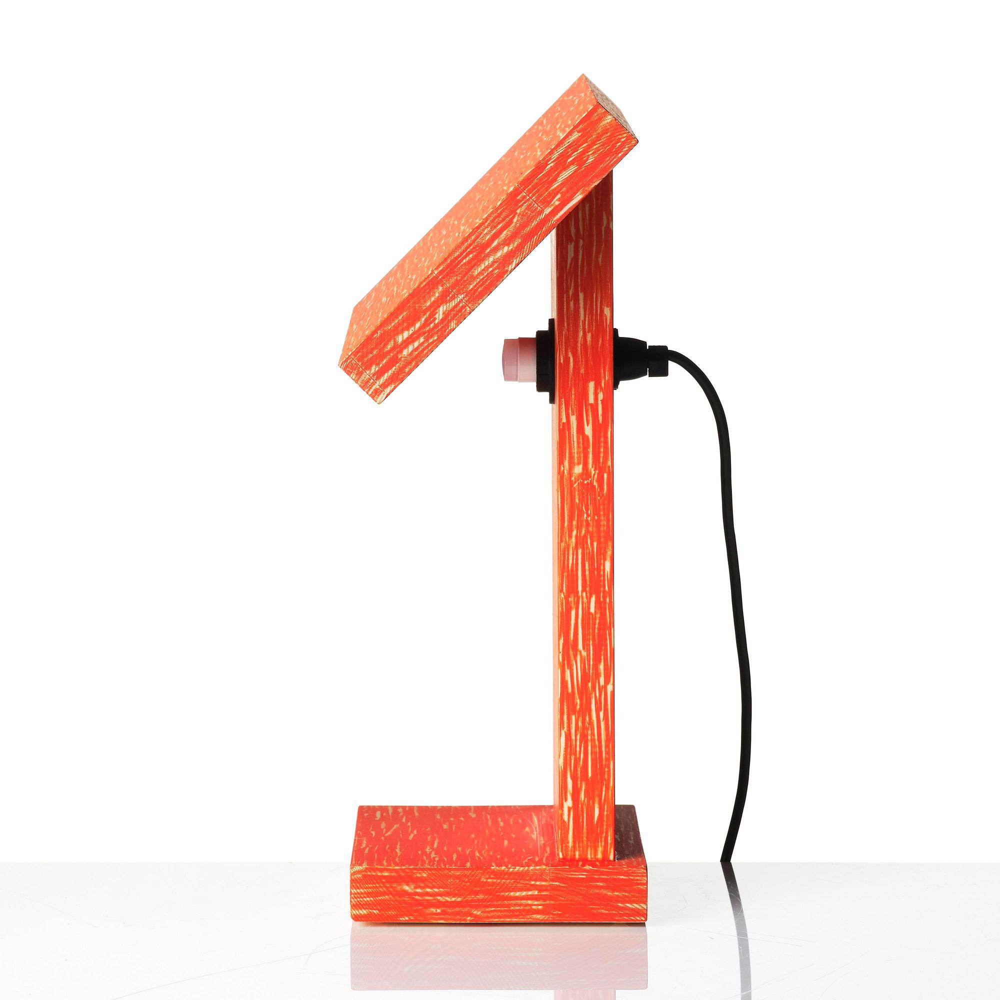 Adrian Bursell & Siri Svedborg, a "Crayon Pine Lamp", executed in their own studio, Stockholm, 2026.
