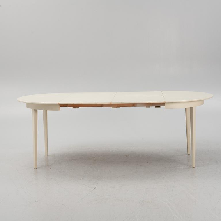 Carl Malmsten, a set of six chairs, 'Herrgården" and a dining table.