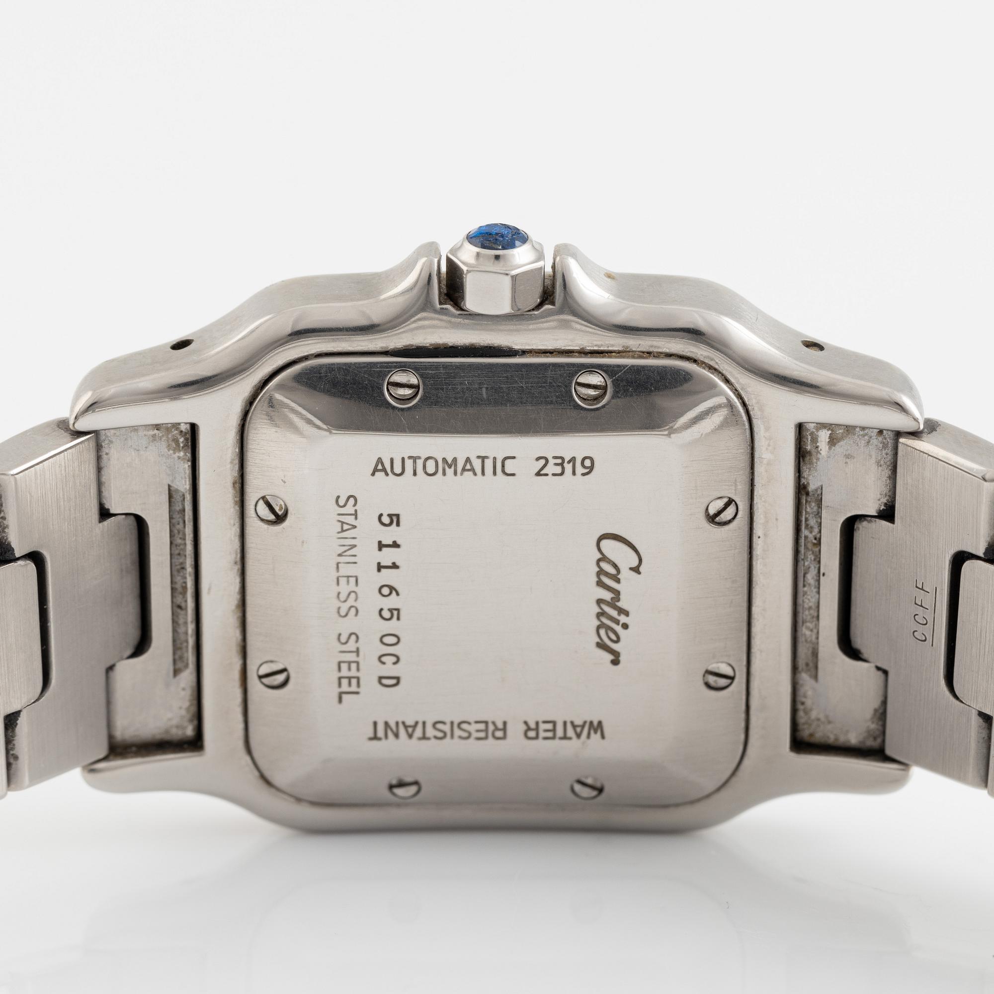 Cartier, Santos Galbée, wristwatch, 29 x 29 (41) mm.