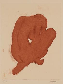 Gudmar Olovson, aquatint. Signed Gudmar and numbered EA in pencil.