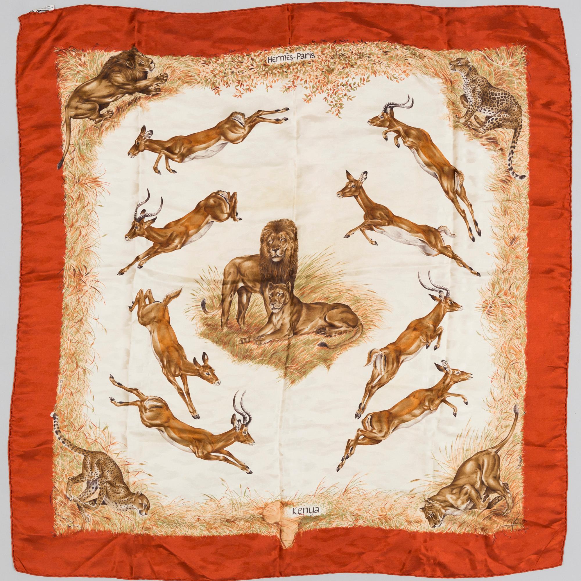 SCARF, "Kenya", Hermès.