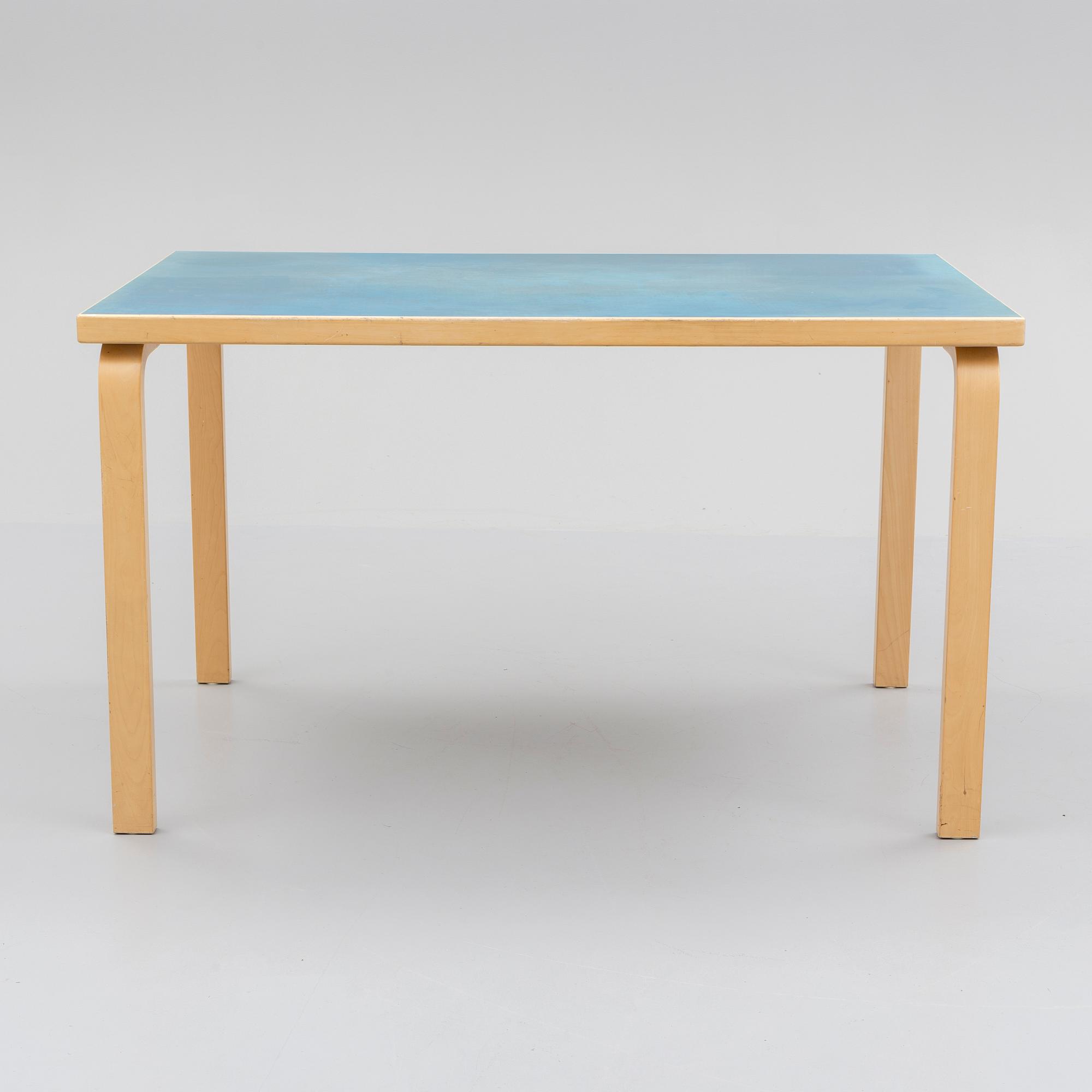 a second half of the 20th century table by Alvar Aalto for Artek.