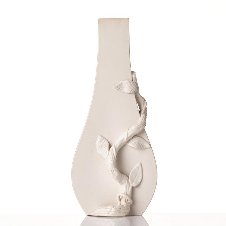 Wilhelm Kåge, a "Surrea" creamware vase, Gustavsberg, Sweden 1940's.