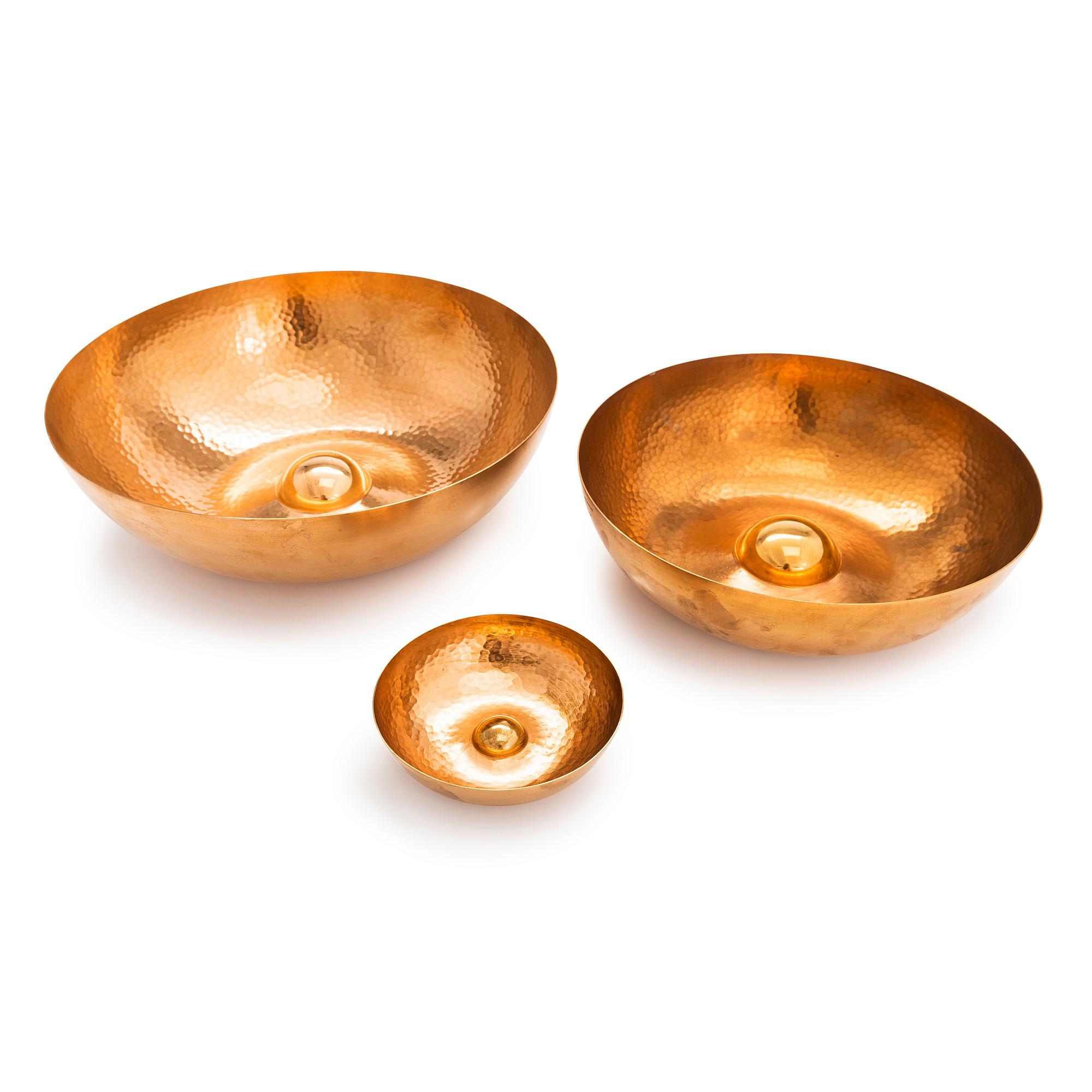 Tapio Wirkkala, three 'TW 476' bowls for Kultakeskus.