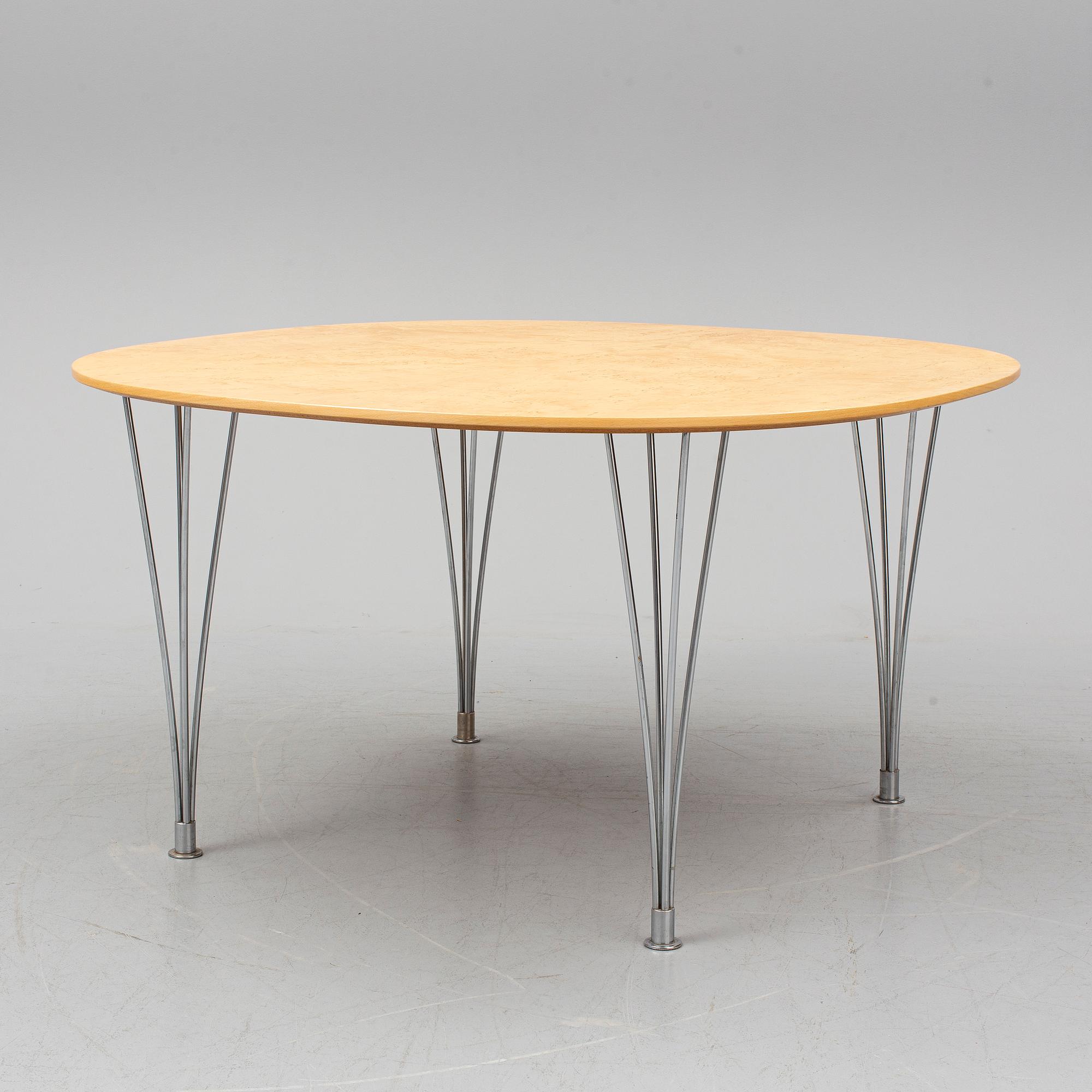 PIET HEIN & BRUNO MATHSSON, bord, "Supercirkel".