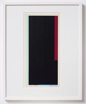 Olle Baertling, silkscreen in colours, 1951-68, signerad 3/300.