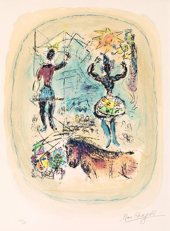Marc Chagall, "Le cirque a l'étoile".