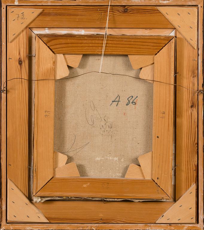 ELVI MAARNI, oil on canvas, signed.