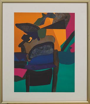 Maurice Estève · MAURICE ESTÈVE, färglitografi, ur XX:e siècle 1975.