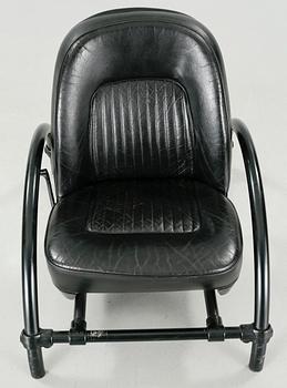 "Rover chair" by Ron Arad, One Off Ltd, London, 1980s.
