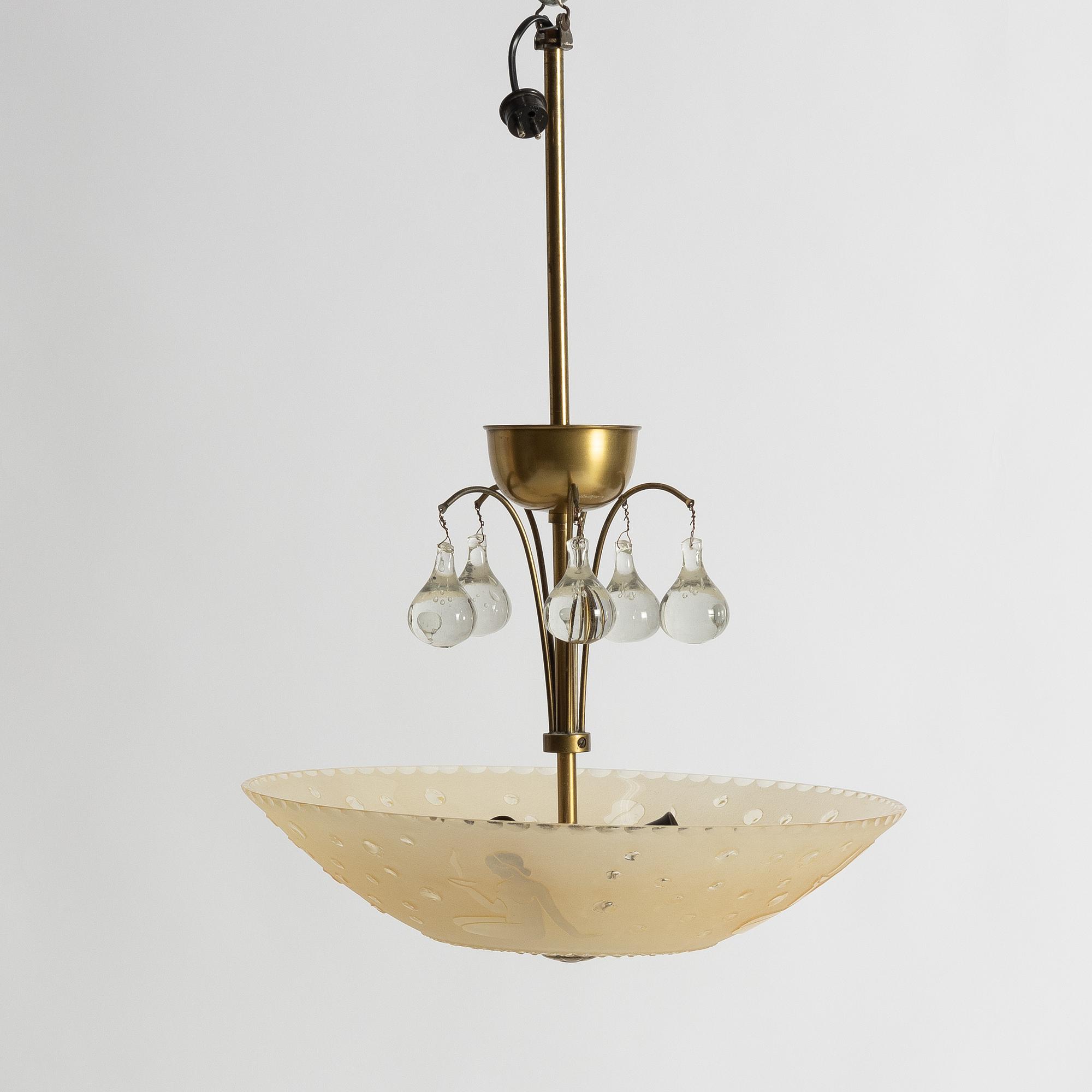 Taklampa, Swedish Grace, 1900-talets första hälft.