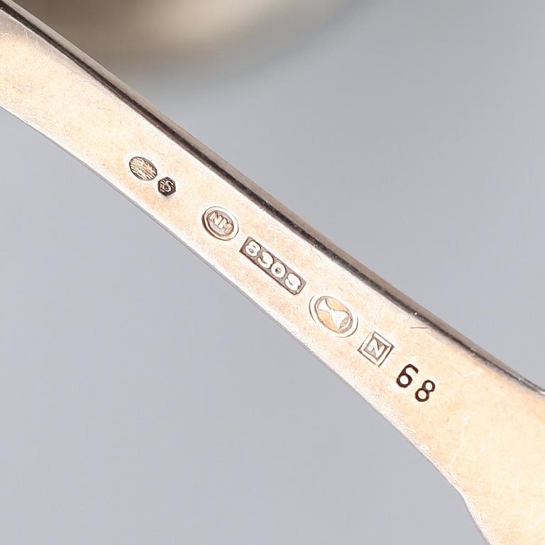 SILVERFÖREMÅL, 20 delar, 1900-tal. Total vikt utom askfat ca 633 g.