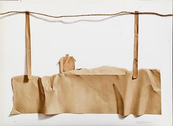 YRJÖ EDELMANN, color lithograph, signed.