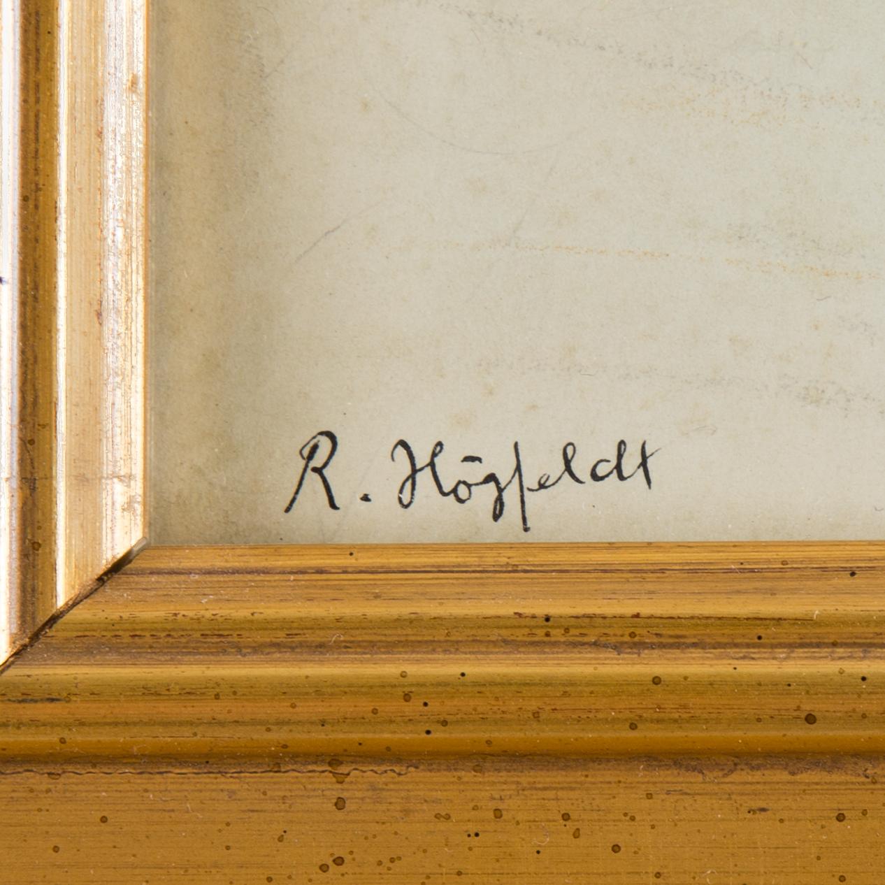 ROBERT HÖGFELDT, watercolour, signed.
