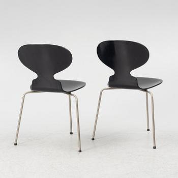 Arne Jacobsen, stolar 6 st, "Myran", Fritz Hansen, Danmark.