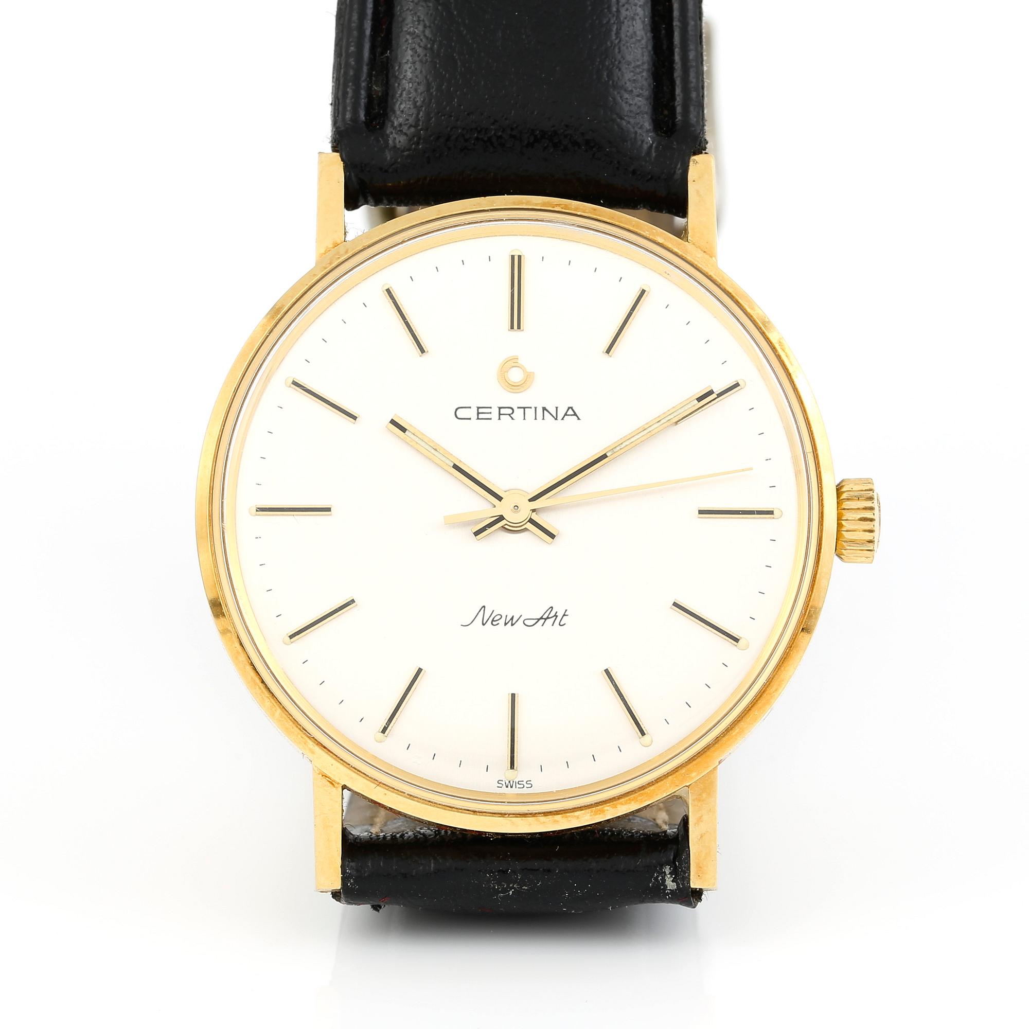ARMBANDSUR, herr, 18 k guld, Certina New Art. 1970-tal.