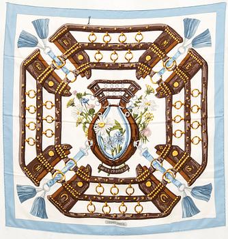 Hermès, scarf "Aux champs".