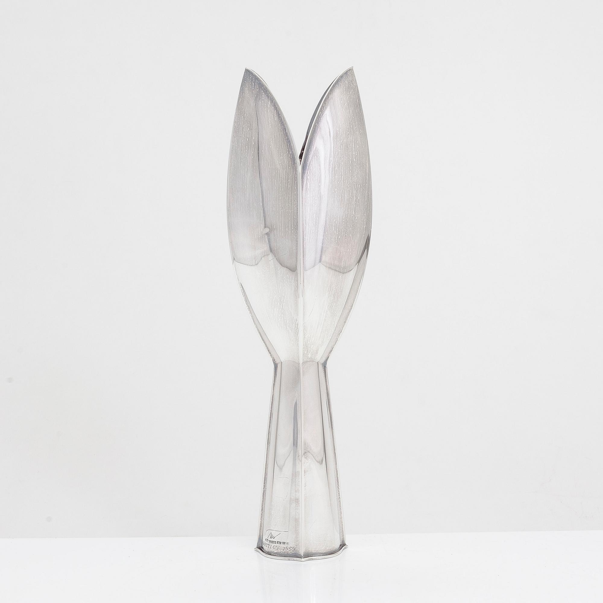 Tapio Wirkkala, vas TW 2, silver (916),  Kultakeskus, Tavastehus 1957.