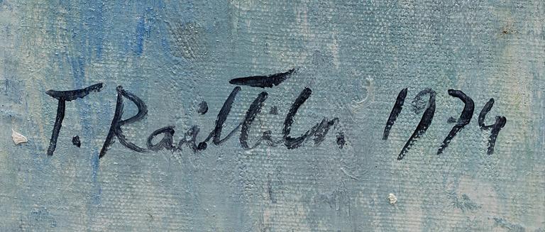 TAPANI RAITTILA, olja på duk, signerad och daterad 1974.