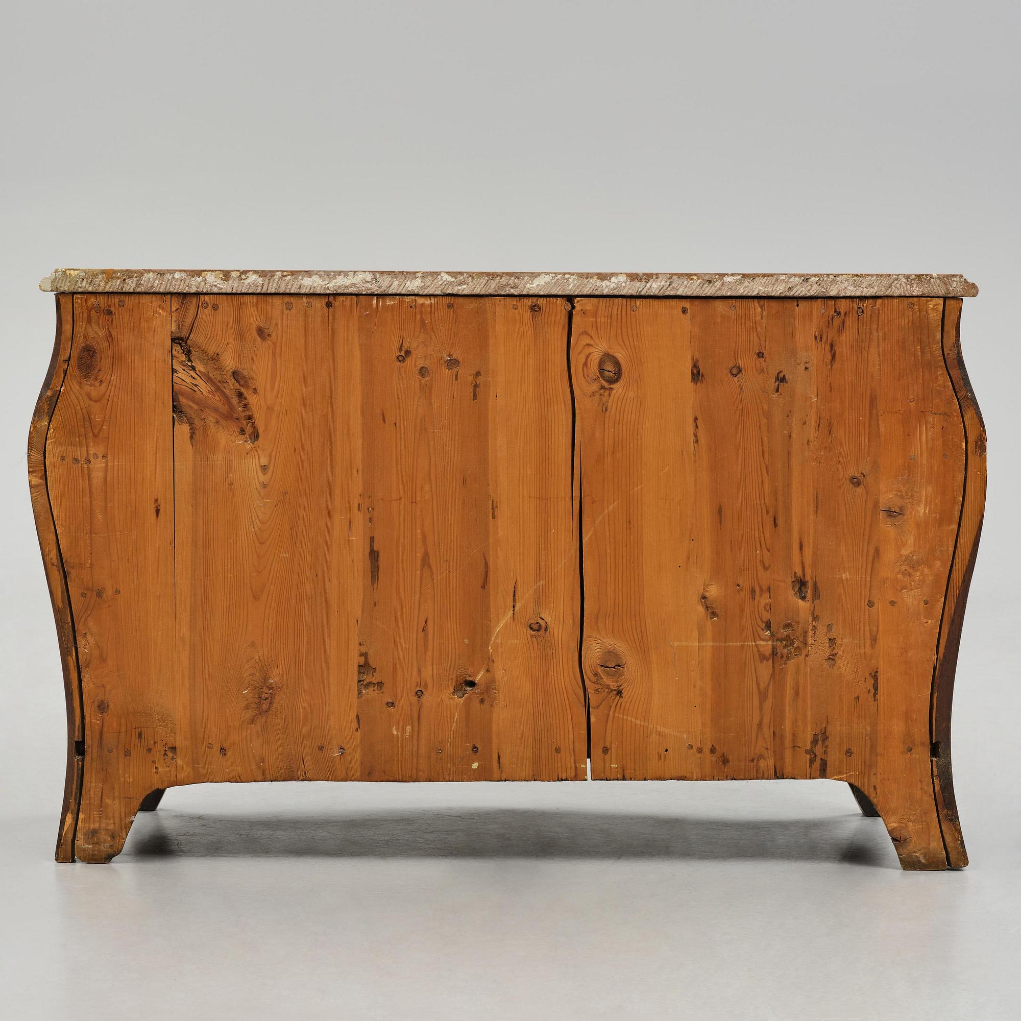 A Swedish Rococo commode attributed to P. Gyllenberg (master in Stockholm 1767-85).