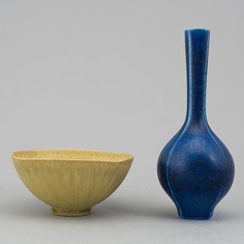 BERNDT FRIBERG vase and bowl for Gustavsberg studio.