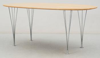 BORD, "Superelips", Design Bruno Mathsson och Piet Hein, Bruno Mathsson International AB, 1900-talets andra hälft.