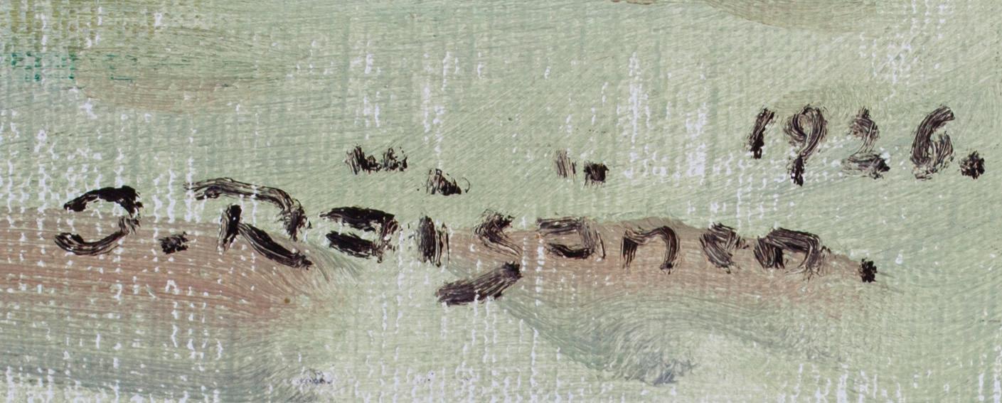 OKI RÄISÄNEN, olja på duk, signerad och daterad 1926.