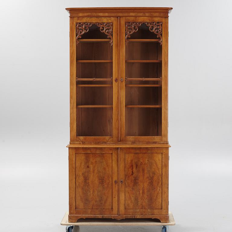 A mahogany cabinet, mid 19th Century.