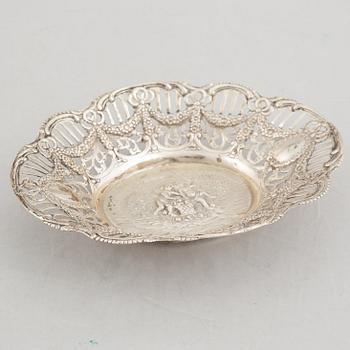 Three silver baskets, including J.L.Hultman, Stockholm, Sweden, 1952.