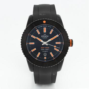 Epoch, Deep Diver DLC Orange, "Limited Edition", wristwatch, 43 mm.