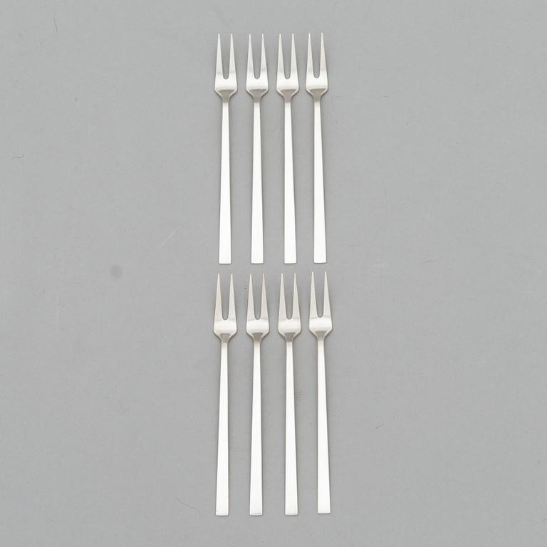 Bertel Gardberg, a 157-piece set of "Birgitta" sterling silver cutlery,  Kultateollisuus, Turku, Finland 1991-2001.