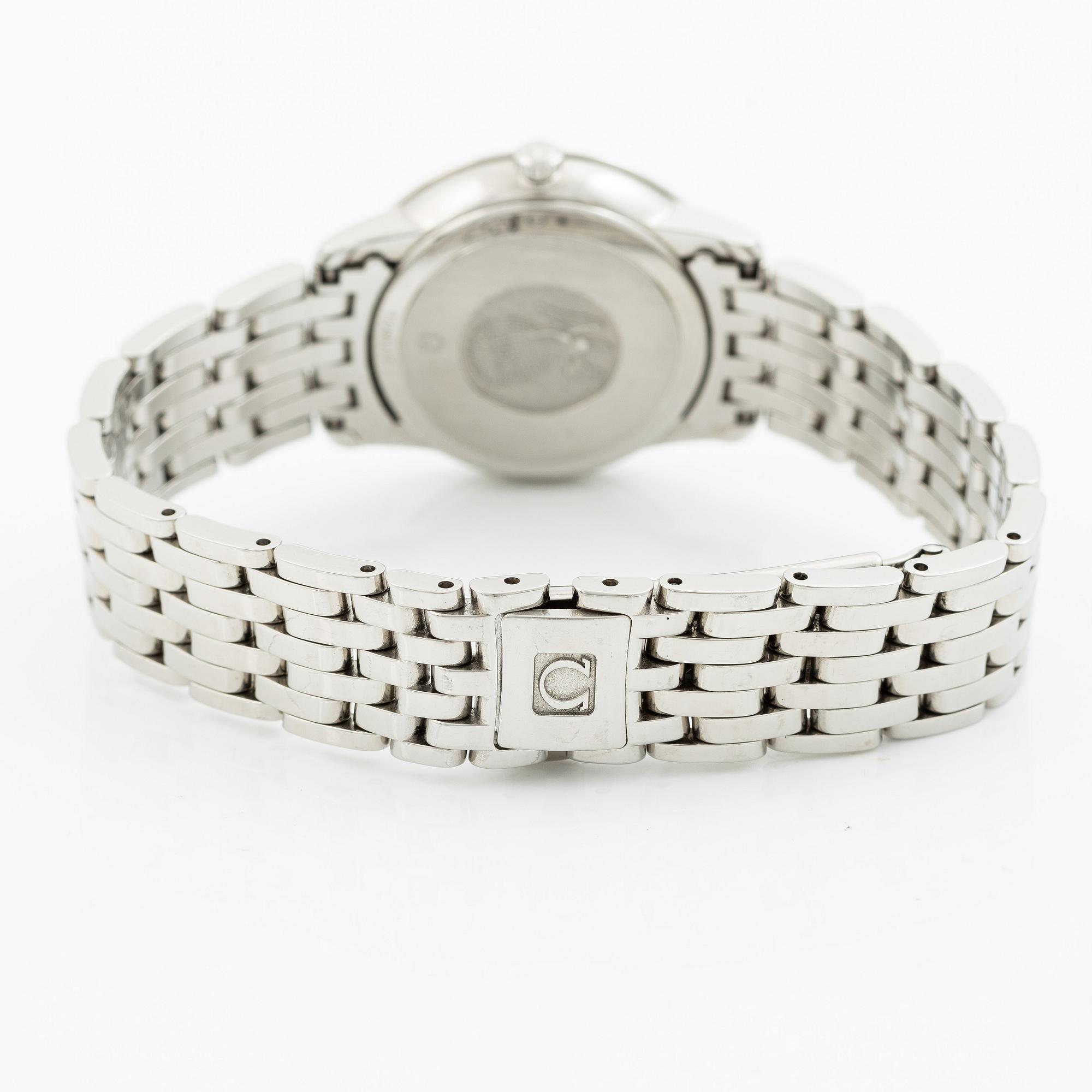 Omega, De Ville, Prestige, "Mother of Pearl Dial", wristwatch, 27.4 mm.
