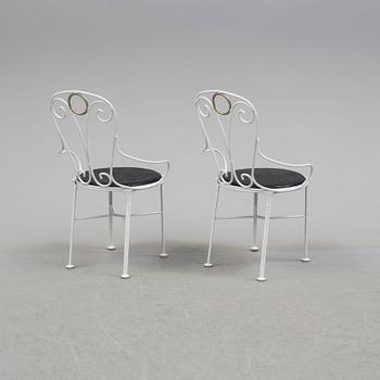 Five second half of the 20th century chairs.