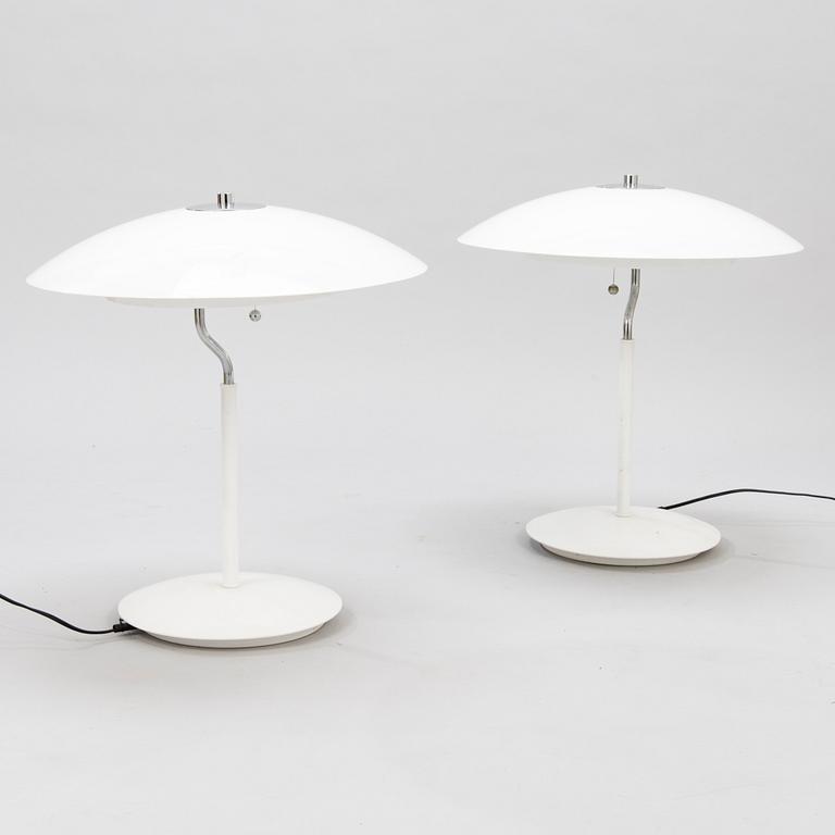 A pair of "Jonas" table lamps, designed by Jonas Hidle for AS Høvik Lys.