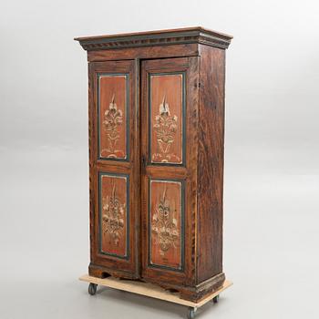 Ståndskåp, allmoge, mellansverige, 1800-tal.