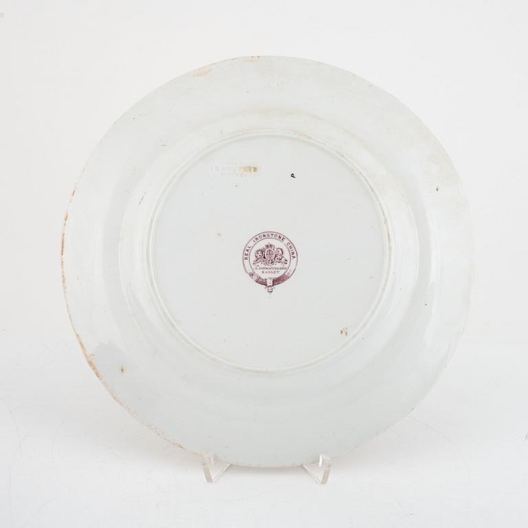 Plates, a pair, Glashworth & Bros, England, 19th century.