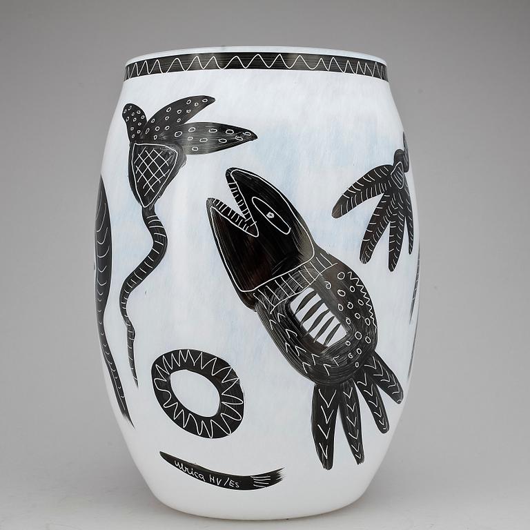 VAS, glas, Ulrica Hydman-Vallien, Kosta Boda.