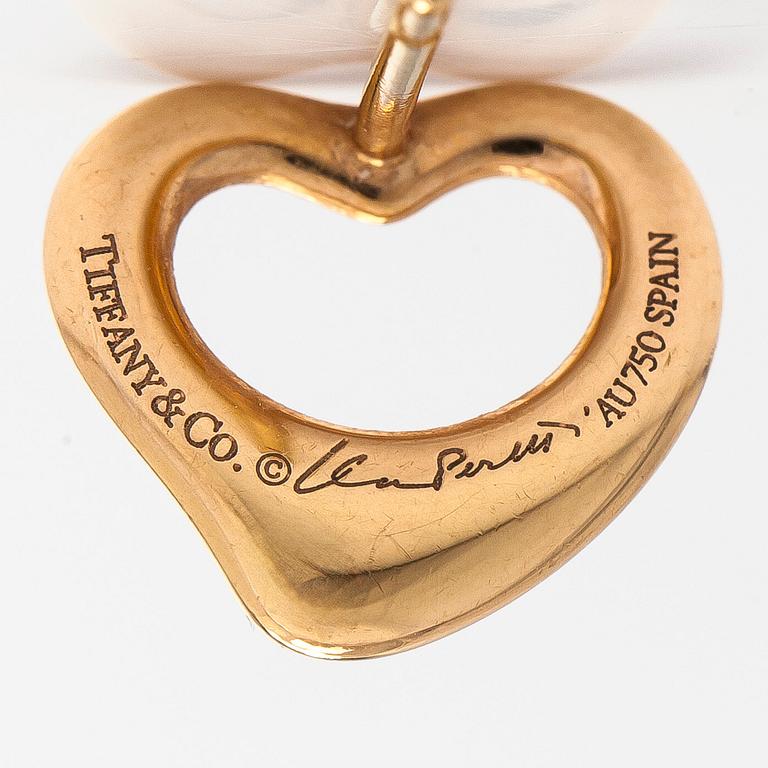 Tiffany & Co, Elsa Peretti, korvakorut, "Open Heart", 18K kultaa.