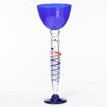 Björn Rönnquist, a unique glass cup, 1998.