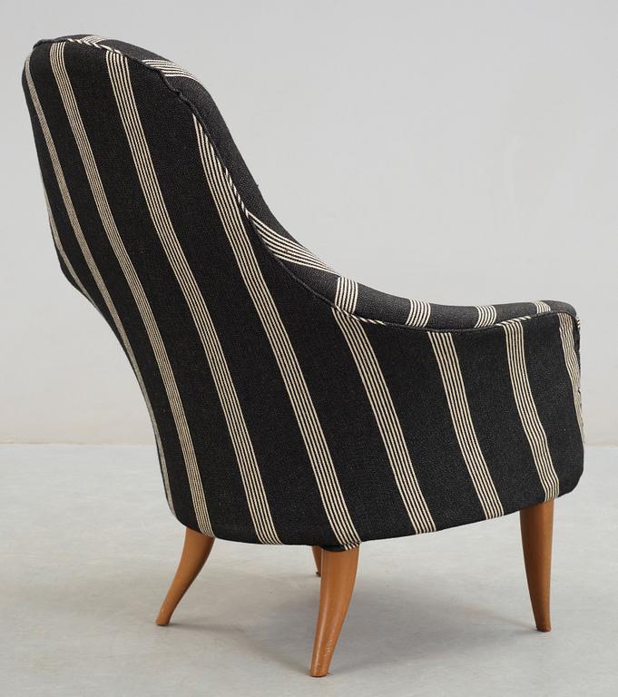 KERSTIN HÖRLIN-HOLMQUIST, fåtölj, "Stora Adam", ur serien Paradiset, NKs Triva-serie, 1950-60-tal.