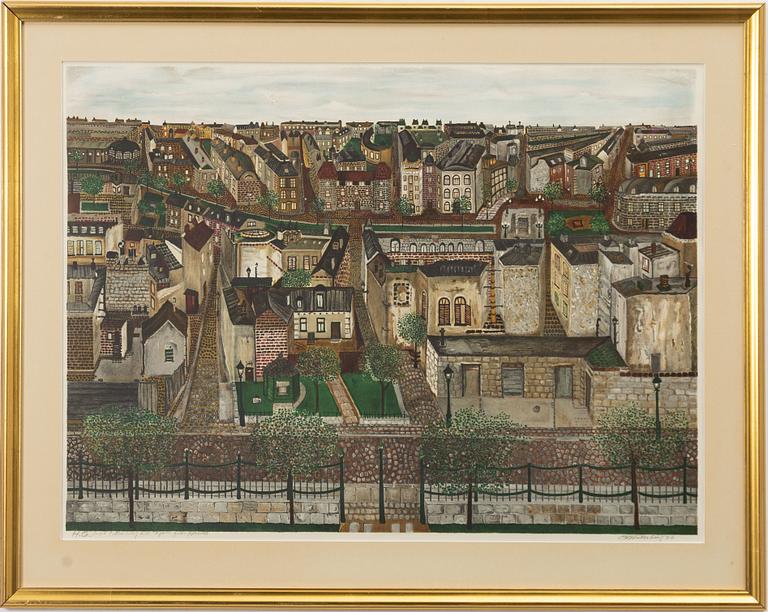 Arvid Widerberg, View of Paris.