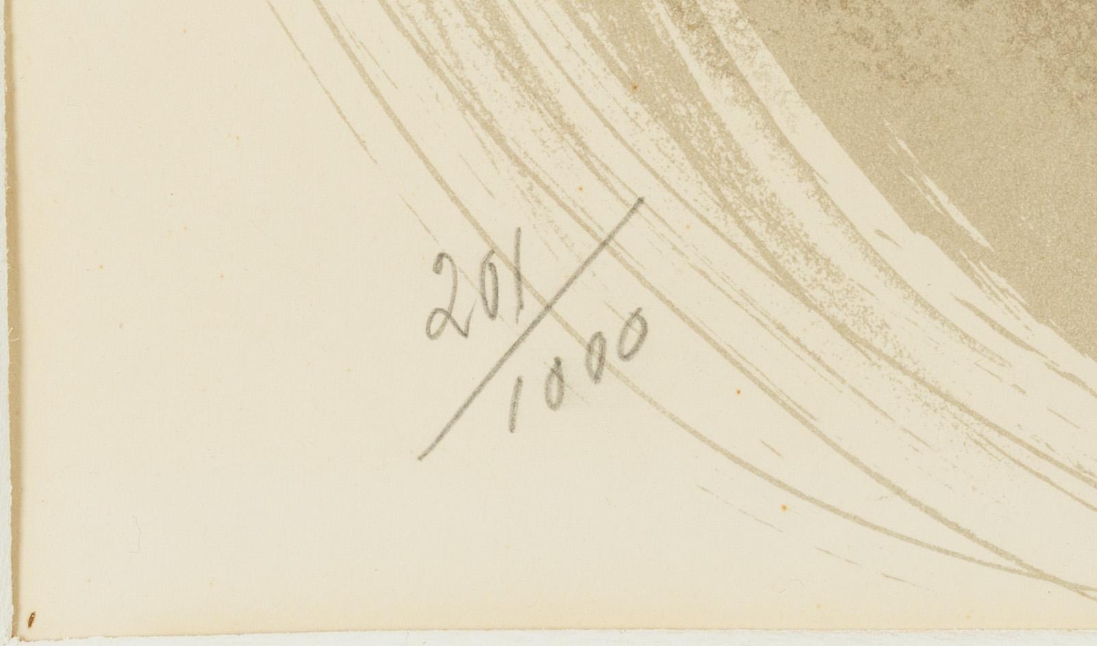 Marc Chagall, efter, färgliografi, numrerad 201/1000.