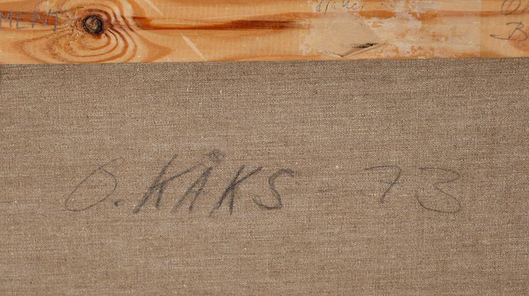 OLLE KÅKS, olja på duk, signerad och daterad -73.