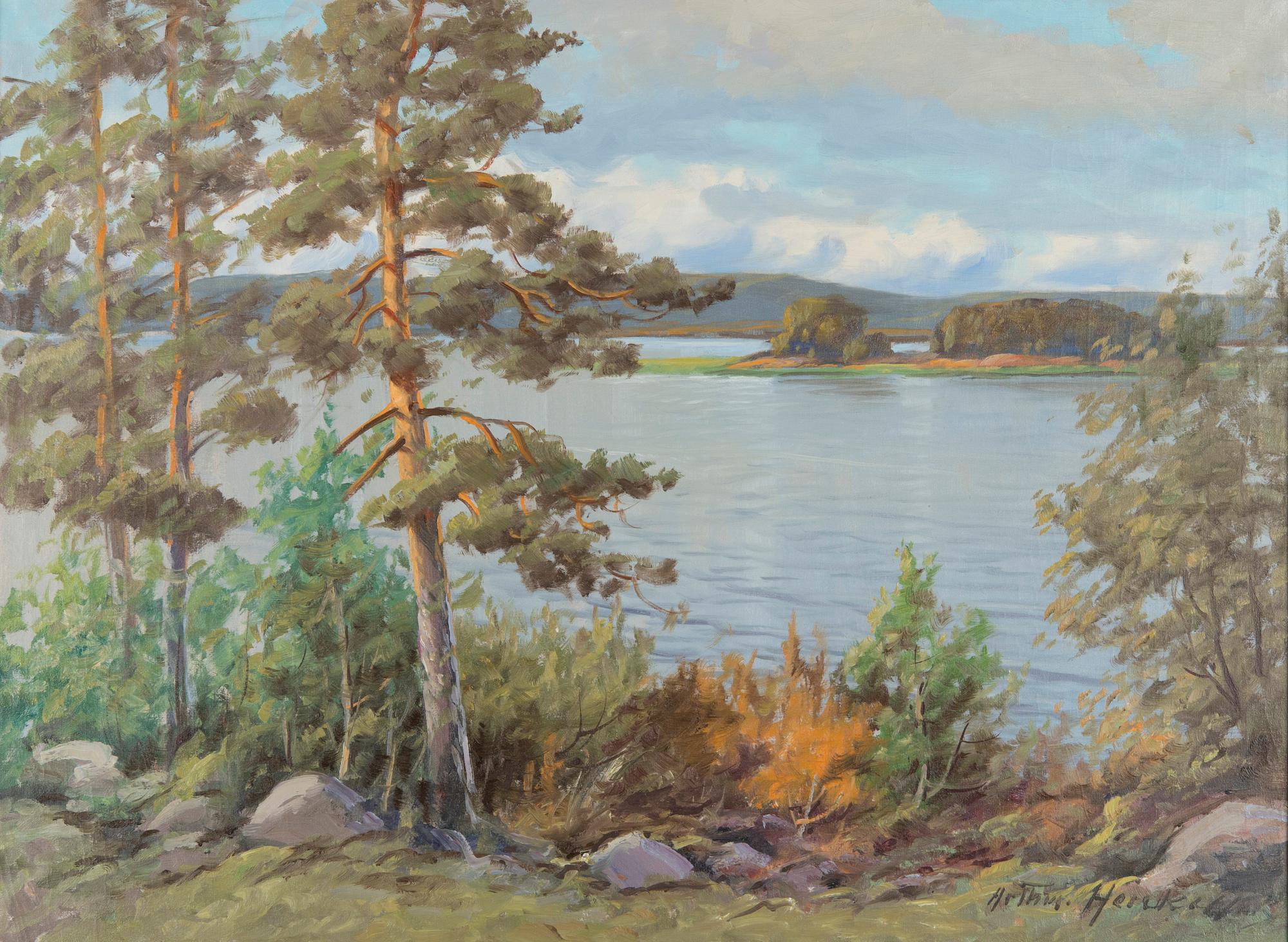 Arthur Heickell, Maisema.